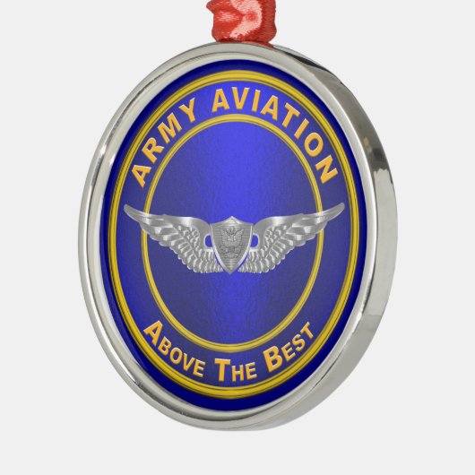 ARMLUCHTVAART METALEN ORNAMENT (Links)