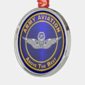 ARMLUCHTVAART METALEN ORNAMENT (Links)