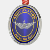 ARMLUCHTVAART METALEN ORNAMENT (Links)