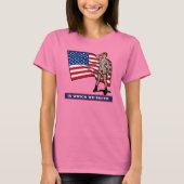 ARMMEISJE MET VLAG T-SHIRT (Voorkant)