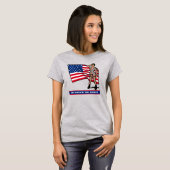 ARMMEISJE MET VLAG T-SHIRT (Voorkant volledig)