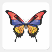 Armnia Swallowtail Vlinder Vlag Sticker (Voorkant)
