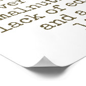 Armoede gaat niet alleen over geld - armoedebestri poster (Hoek)