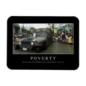 Armoede: Inspirerend citaat 1 Magneet (Horizontaal)