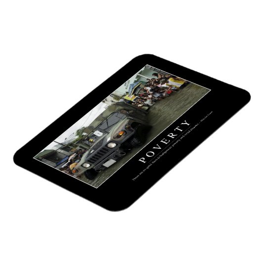 Armoede: Inspirerend citaat 1 Magneet (Linkerzijde)