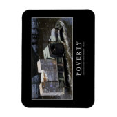 Armoede: Inspirerend citaat 2 Magneet (Verticaal)