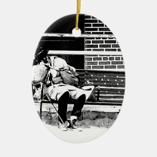 Armoede Keramisch Ornament (Voorkant)