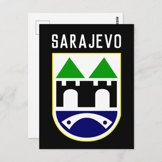 Armoede van Sarajevo, Bosnië en Herzegovina Briefkaart (Voorkant / Achterkant)