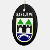 Armoede van Sarajevo, Bosnië en Herzegovina Keramisch Ornament (Links)