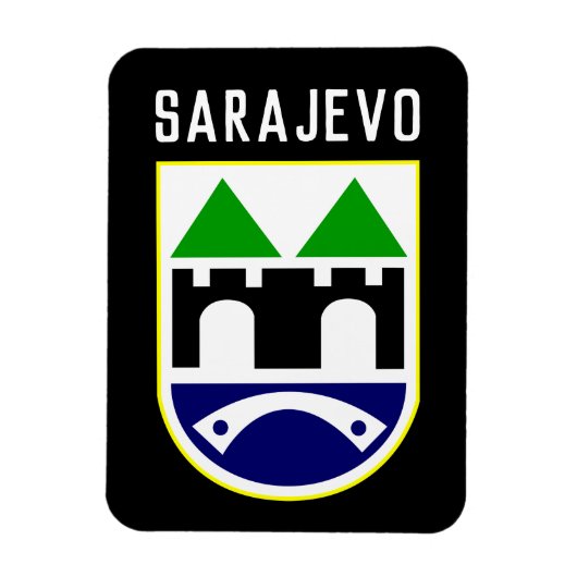 Armoede van Sarajevo, Bosnië en Herzegovina Magneet (Verticaal)