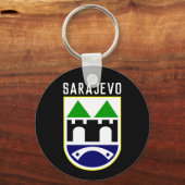 Armoede van Sarajevo, Bosnië en Herzegovina Sleutelhanger (Voorkant)