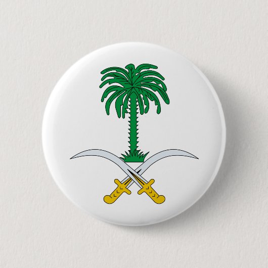 Armoede van Saudi-Arabië Ronde Button 5,7 Cm (Voorkant)
