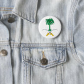 Armoede van Saudi-Arabië Ronde Button 5,7 Cm (In situ)