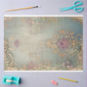 armoedig chic, demask patronen, verouderde effect tissuepapier (Craft)