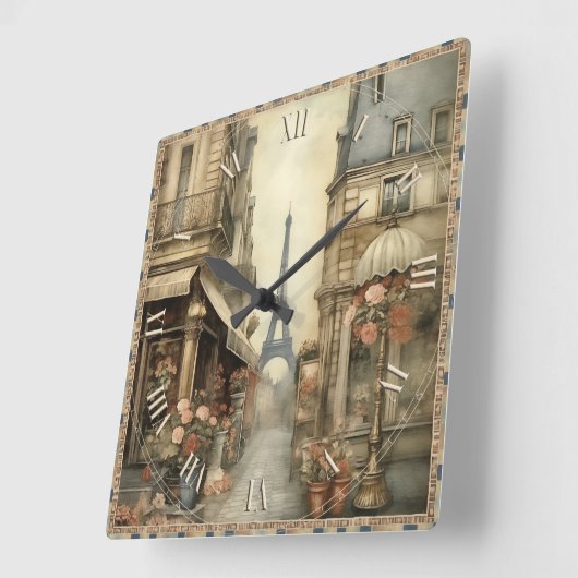 armoedig chic in Parijs Vierkante Klok (Hoek)