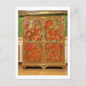 Armoire met vier Chinoiserie-panelen met rode lak Briefkaart (Voorkant)