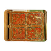 Armoire met vier Chinoiserie-panelen met rode lak Magneet (Horizontaal)