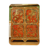 Armoire met vier Chinoiserie-panelen met rode lak Magneet (Verticaal)