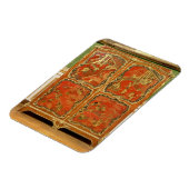 Armoire met vier Chinoiserie-panelen met rode lak Magneet (Linkerzijde)