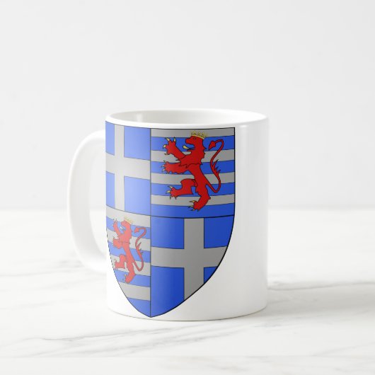 Armoiries Guy de Lusignan Koffiemok (Voorkant links)