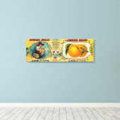 Armona Abrikozen etiket Canvas Afdruk (Insitu (Houten vloer))