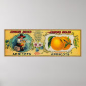 Armona Abrikozen etiket Poster (Voorkant)