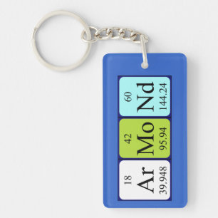 Armond periodieke lijstnaam - het sleutelwoord sleutelhanger