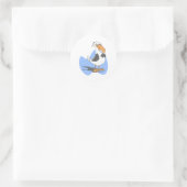 Armondo Albatross Ronde Sticker (Tas)