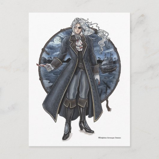 Armond's Letter Gothic Pirate Briefkaart (Voorkant)