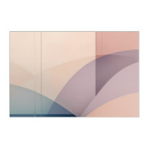 Armonía etérea Resumen Arte Color Pastel moderno