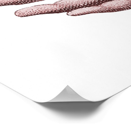 Armor Gauntlet die een uniek oud Afbeelding met sl Poster (Hoek)