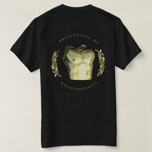 Armor GOD - Breastplate of Righteiness T-shirt (Design achterkant)