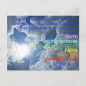 Armor of God briefkaart (Voorkant)