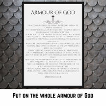 Armor of God Efeziërs 6 10 Decoratief