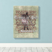 Armor of God, Ephesianen 6:10-18, Christelijk Sold Canvas Afdruk (Insitu (Houten vloer))