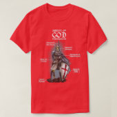 Armor of God Ephesians 6 10 18 Bijbel 3 T-shirt (Design voorkant)