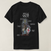 Armor of God Ephesians 6 10 18 Bijbelverse T-shirt (Design voorkant)