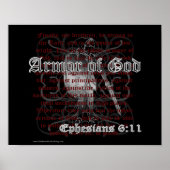Armor of God Ephesians 6:11 Poster Print (Voorkant)