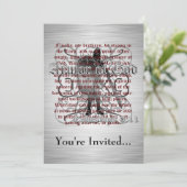 Armor of God Invitation Kaart (Staand voorkant)