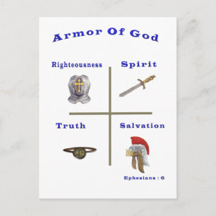 Armor of God-producten Briefkaart