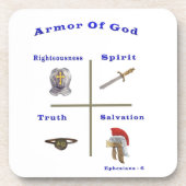 Armor of God-producten Onderzetter (Voorkant)