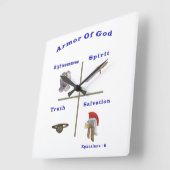 Armor of God-producten Vierkante Klok (Hoek)