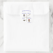 Armor of God-producten Vierkante Sticker (Tas)