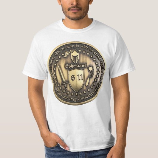 Armor of god shield t-shirt (Voorkant)
