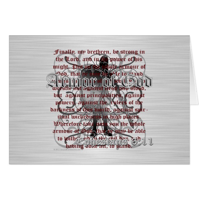 Armor of God Soldier (Voorkant Horizontaal)