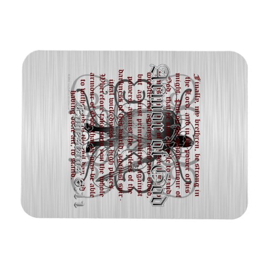 Armor of God Soldier Magneet (Horizontaal)