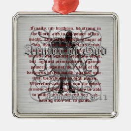 Armor of God Soldier Metalen Ornament