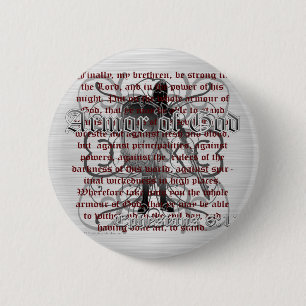 Armor of God Soldier Ronde Button 5,7 Cm