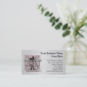 Armor of God Soldier Visitekaartje (Staand voorkant)