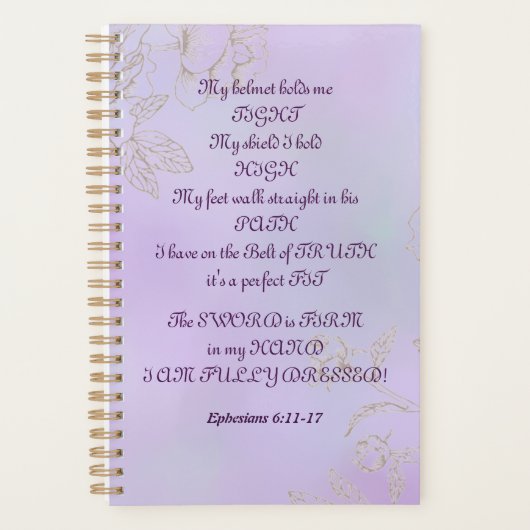 Armor of God Waterverf Business Planner (Voorkant)
